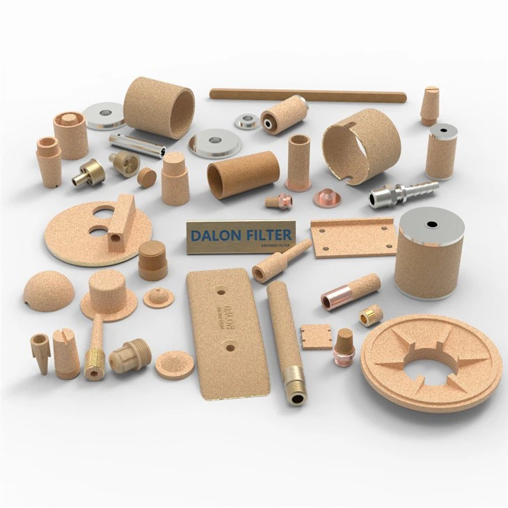 Бронзовий порошковий фільтр із спеченого пористого металу